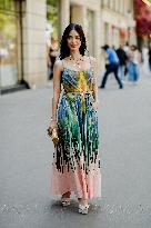 PFW - Elie Saab Street Style - Paris