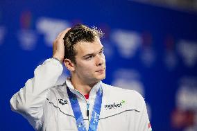 200m Backstroke - Hubert Kos Wins Gold At World Aquatics Championships - Singapore