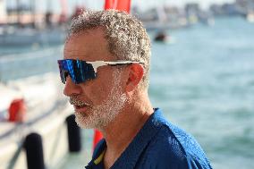 King Felipe VI Returns After Sailing Day - Spain