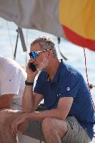 King Felipe VI Returns After Sailing Day - Spain