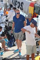 King Felipe VI Returns After Sailing Day - Spain