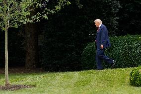 White House: President Trump Departs for Bedminster, New Jersey