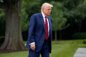 White House: President Trump Departs for Bedminster, New Jersey