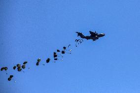 Humanitarian Aid Airdrops - Gaza