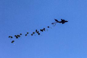 Humanitarian Aid Airdrops - Gaza