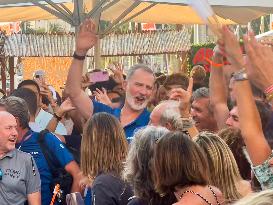 King Felipe Vi Enjoys The Concert Of Jaime Anglada - Mallorca