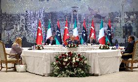 Italian, Turkish And Libyan Leaders Met To Address Migration To Europe - Istanbul