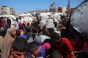 Fetching Water - Gaza City