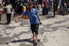 Fetching Water - Gaza City