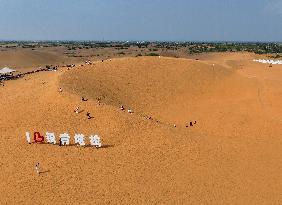 Inner Mongolia Erdos Desert Scenery - China