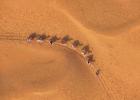 Inner Mongolia Erdos Desert Scenery - China
