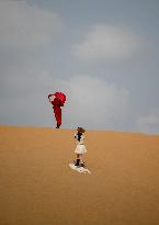 Inner Mongolia Erdos Desert Scenery - China