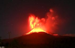 Mount Lewotobi Laki-Laki-Eruption - Indonesia