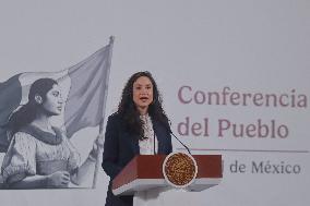 President Claudia Sheinbaum Holds Briefing - Mexico