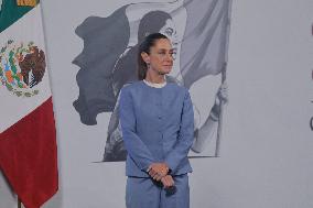 President Claudia Sheinbaum Holds Briefing - Mexico