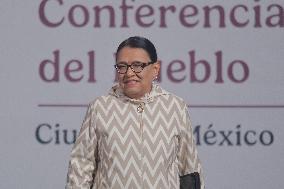 President Claudia Sheinbaum Holds Briefing - Mexico