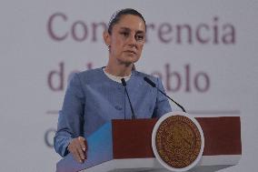 President Claudia Sheinbaum Holds Briefing - Mexico