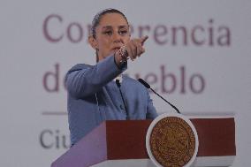 President Claudia Sheinbaum Holds Briefing - Mexico