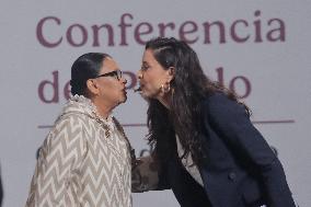 President Claudia Sheinbaum Holds Briefing - Mexico