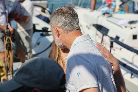King Felipe VI And Princess Leonor At Marina - Spain