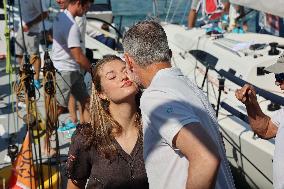 King Felipe VI And Princess Leonor At Marina - Spain