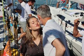 King Felipe VI And Princess Leonor At Marina - Spain