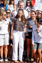 King Felipe And Princess Leonor At Nautical Club - Spain