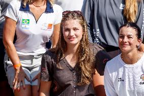 King Felipe And Princess Leonor At Nautical Club - Spain