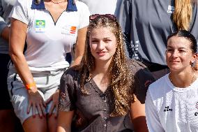King Felipe And Princess Leonor At Nautical Club - Spain