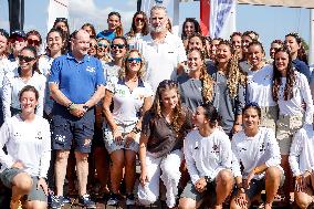 King Felipe And Princess Leonor At Nautical Club - Spain