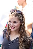 King Felipe And Princess Leonor At Nautical Club - Spain