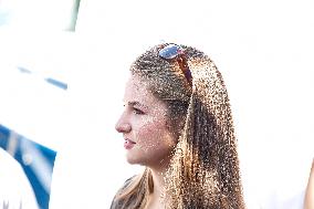 King Felipe And Princess Leonor At Nautical Club - Spain