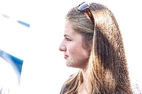 King Felipe And Princess Leonor At Nautical Club - Spain