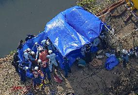 Sewer inspection accident near Tokyo