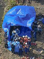 Sewer inspection accident near Tokyo