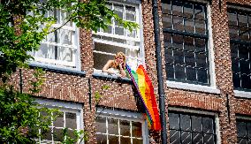 Canal Parade in Amsterdam - Netherlands