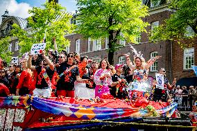 Canal Parade in Amsterdam - Netherlands