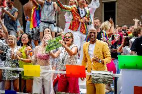 Canal Parade in Amsterdam - Netherlands