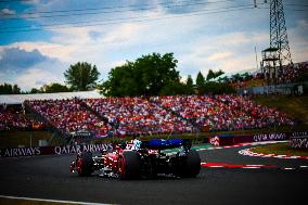 Charles Leclerc Celebrates Qualifying On Pole At The F1 Hungarian Grand Prix - Budapest