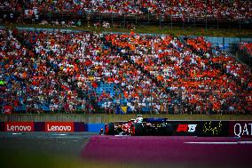 Charles Leclerc Celebrates Qualifying On Pole At The F1 Hungarian Grand Prix - Budapest