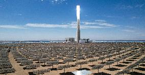 Gobi Desert Multi-energy Complementary Base PV Project Site in Jiuquan