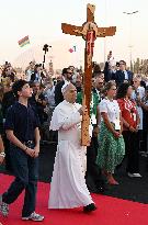 Pope Leo XIV Attends Jubilee of Youth Prayer Vigil - Vatican
