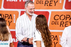 King Felipe VI At The 43rd King’s Cup Regata Trophies Gala - Mallorca