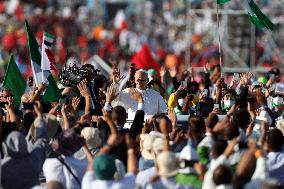 Pope Leo XIV Leads Mass For Youth Jubilee - Rome