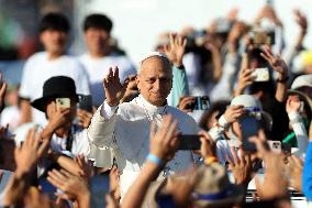 Pope Leo XIV Leads Mass For Youth Jubilee - Rome
