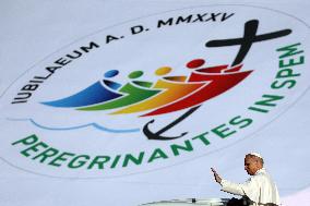 Pope Leo XIV Leads Mass For Youth Jubilee - Rome