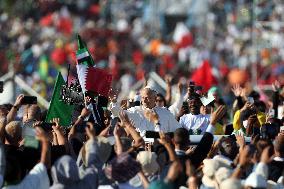 Pope Leo XIV Leads Mass For Youth Jubilee - Rome