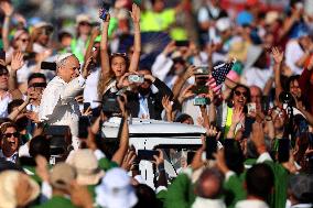 Pope Leo XIV Leads Mass For Youth Jubilee - Rome