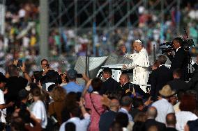 Pope Leo XIV Leads Mass For Youth Jubilee - Rome