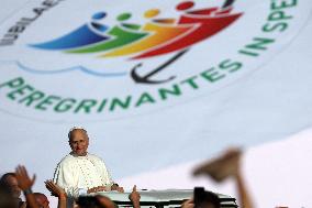 Pope Leo XIV Leads Mass For Youth Jubilee - Rome